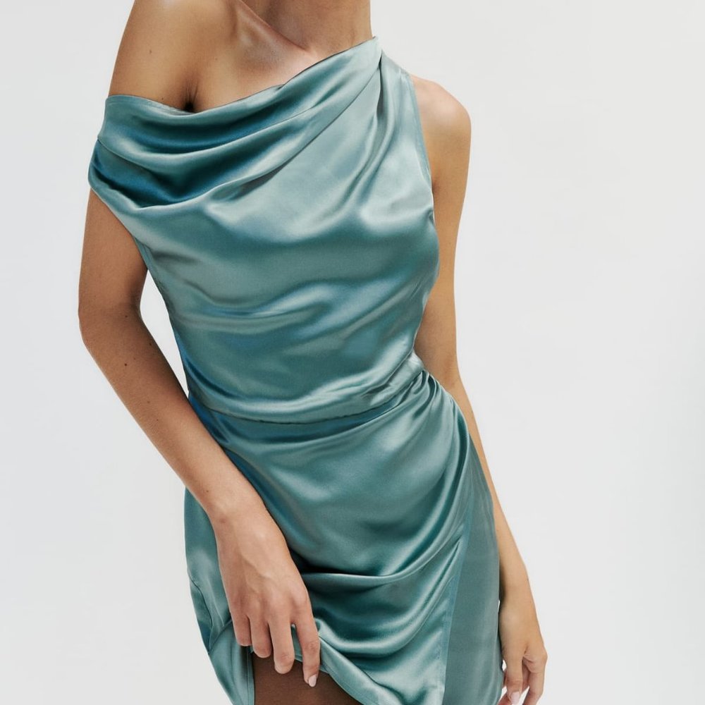 Reformation Alanis Silk Dress - NWT Size 12